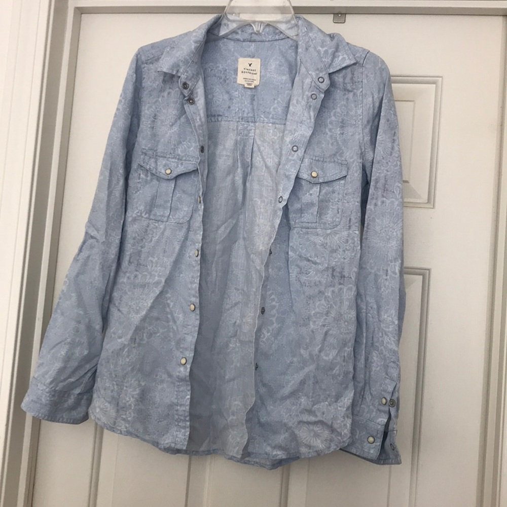 American Eagle vintage boyfriend button down